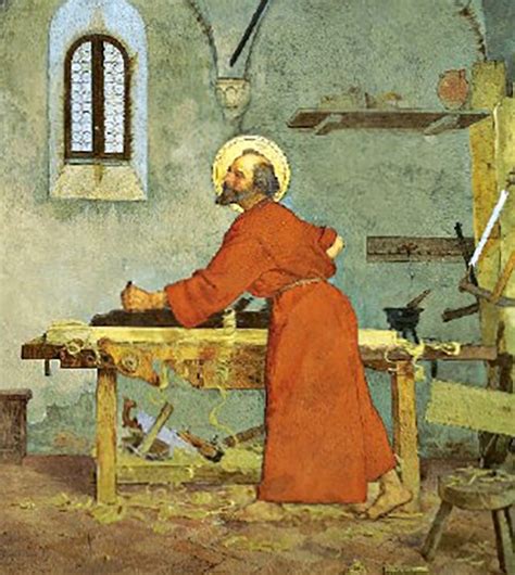 icona di San Giuseppe, il falegname