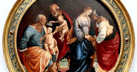 Dipinto raffigurante San Gabriele che annuncia a Zaccaria la nascita di Giovanni Battista