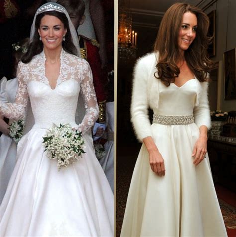 Dettagli dell'abito da sposa di Kate Middleton e del diadema