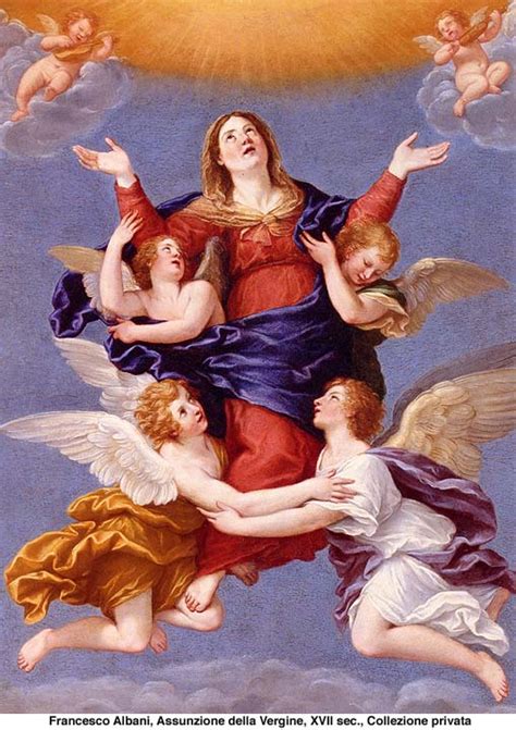 Affresco o icona che rappresenta l'Assunzione di Maria al cielo.