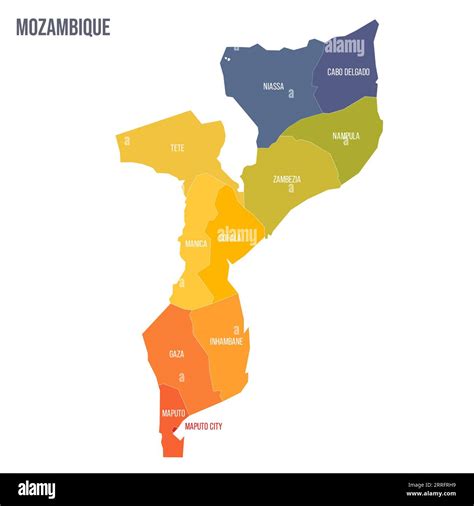 Mappa delle missioni comboniane in Mozambico negli anni '60-'70
