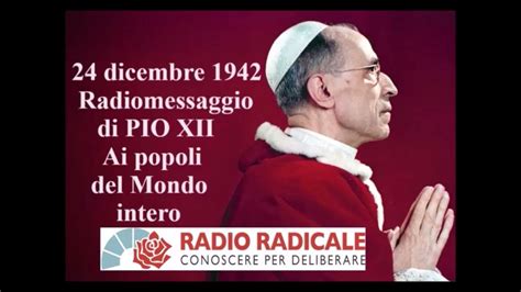 Sintesi grafica dei principi del Radiomessaggio di Natale 1942 di Pio XII