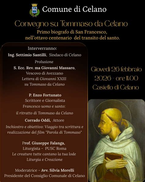 descrizione schematica della fisionomia di San Francesco secondo Tommaso da Celano