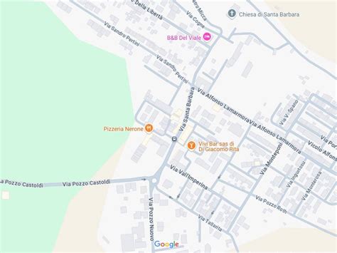 Mappa storica o foto aerea di Bacu Abis con i nuclei abitativi
