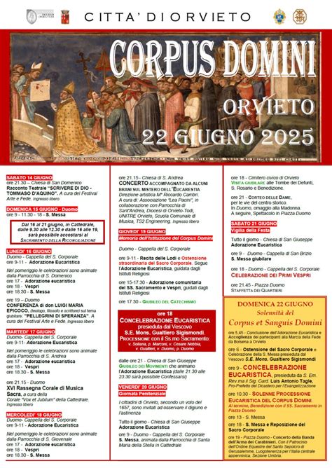 Mappa delle località chiave legate al Corpus Domini: Liegi, Bolsena, Orvieto