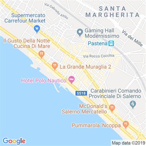 Mappa della Via Madonna di Fatima a Salerno con evidenziato il numero 130