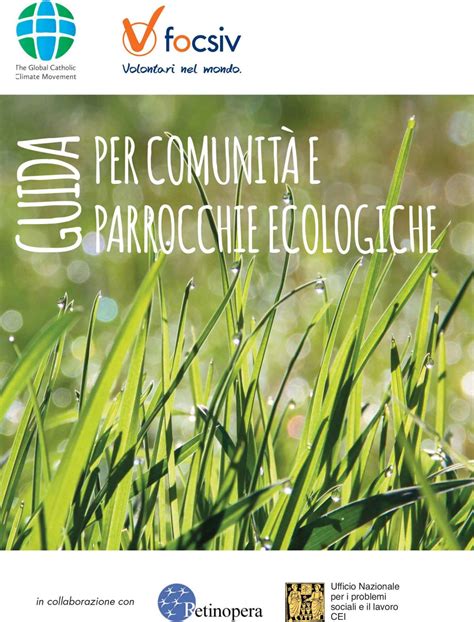 Copertina della Guida per Comunità e Parrocchie Ecologiche