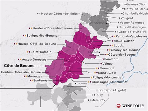 Mappa della Borgogna con indicazione dell'Abbazia di Fontenay
