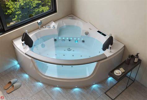 Interno della SPA L'aura delle Dolomiti con idromassaggio e design naturale