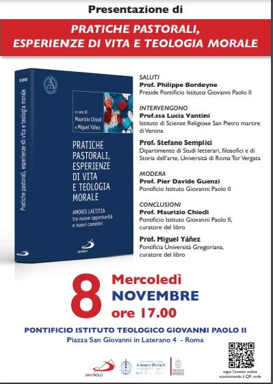 Infografica: Nuove aree di ricerca e corsi del Pontificio Istituto Giovanni Paolo II