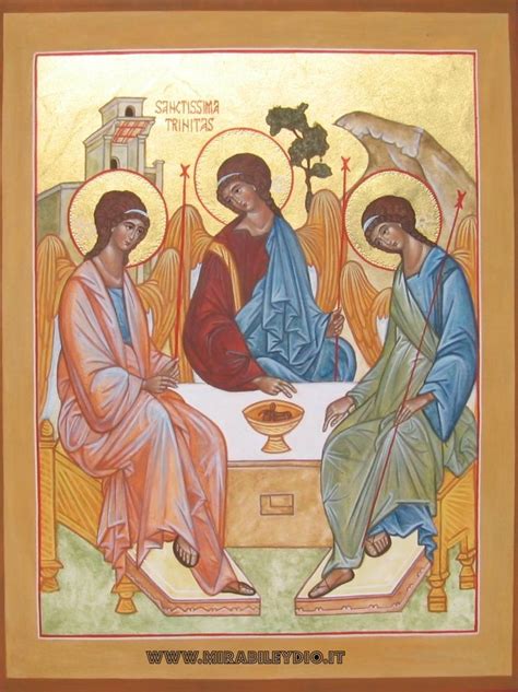 Icona ortodossa della Santissima Trinità