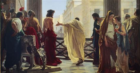 icona o illustrazione di Cristo con veste rossa e mantello blu/viola durante la passione