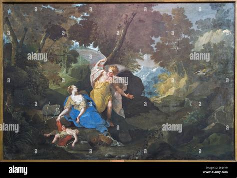 Illustrazione biblica di Agar e Ismaele nel deserto
