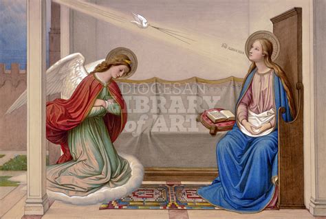 Painting of Mary receiving the Holy Spirit (Annunciation)