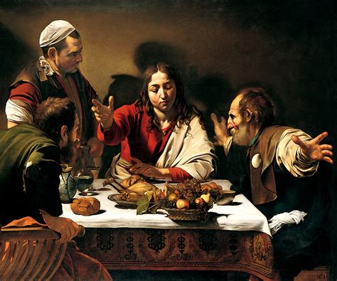 Dipinto della scena di Emmaus