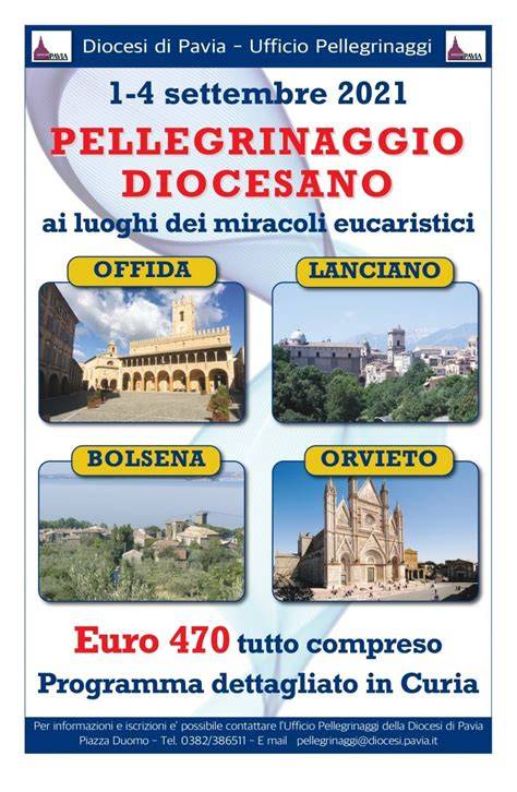 Mappa geografica che indica i principali luoghi dei miracoli eucaristici citati (Lanciano, Bolsena, Siena, ecc.)