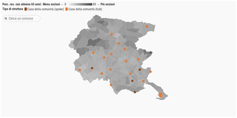 Mappa delle case di accoglienza e assistenza UNITALSI in Italia