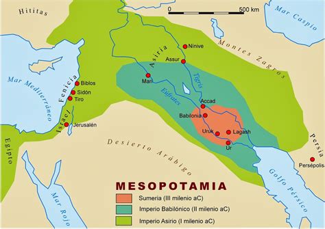 Mappa dell'espansione amorrea dal deserto siro-arabico verso la Mesopotamia e la Palestina