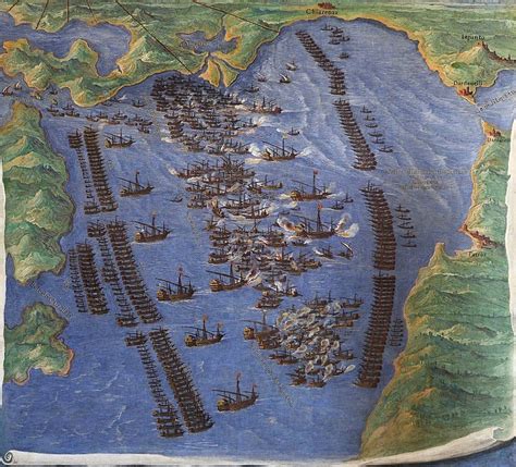 raffigurazione della Battaglia di Lepanto