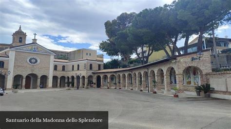 Veduta aerea del Santuario della Madonna dello Splendore a Giulianova e del paesaggio circostante