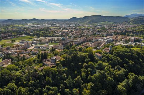 Mappa storica o foto aerea di Concesio con evidenziata l'area di Sant'Andrea