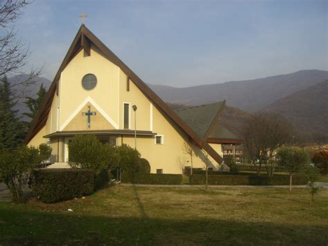 Vecchia foto della chiesa di Sant'Andrea a Concesio