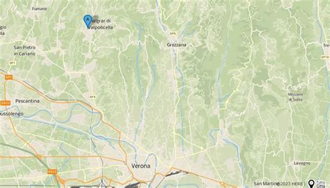 Mappa del percorso dall'aeroporto di Verona all'Ospedale di Negrar
