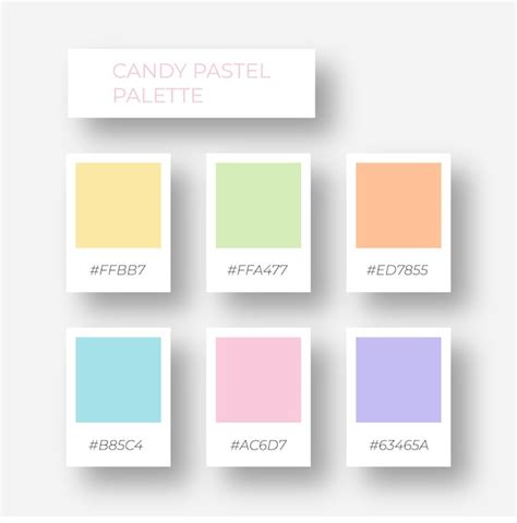 Tavolozza di colori pastello per abiti da battesimo