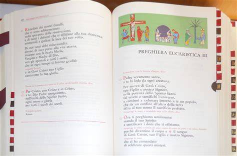 Schema della struttura della Preghiera Eucaristica
