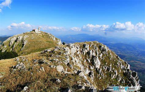 Mappa panoramica del territorio di Viggiano con indicazione del percorso verso il Sacro Monte