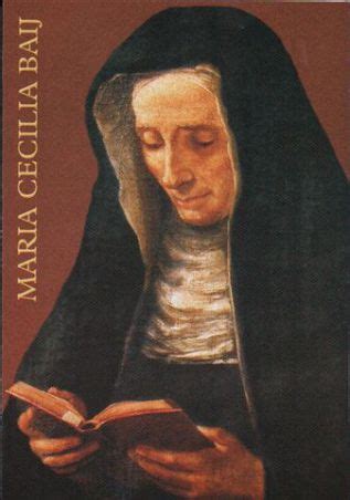 Schema cronologico delle opere principali di Madre Maria Cecilia Baij