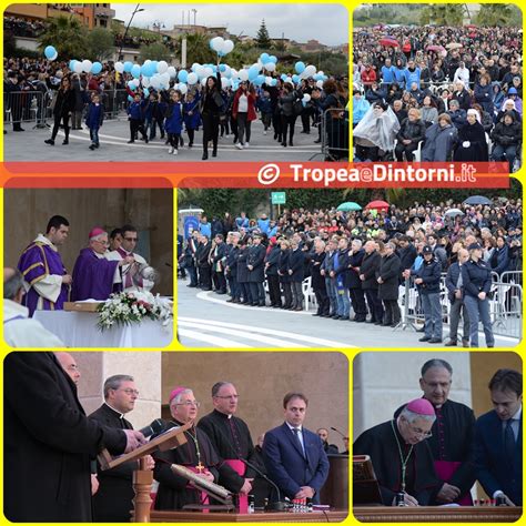 Foto di monsignor Luigi Renzo durante una celebrazione legata alla figura di Natuzza Evolo