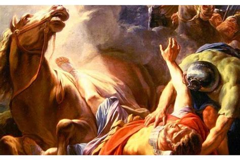 Raffigurazione della conversione di Paolo sulla via di Damasco