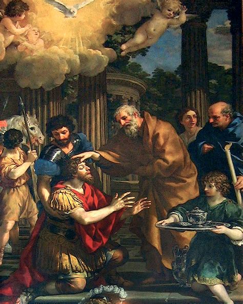 Battesimo di san Paolo da parte di Anania di Pietro da Cortona (1631)