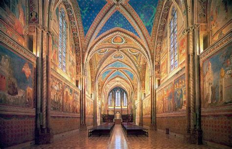 Dettaglio degli affreschi di Giotto nella Basilica Superiore di Assisi