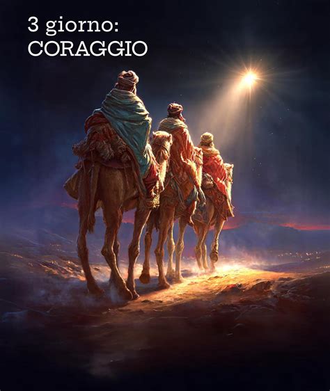 Magi in viaggio seguendo la stella