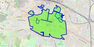 Mappa della ZTL Centro Storico (Area Sirio) a Bologna, con l'indicazione dei varchi di accesso.