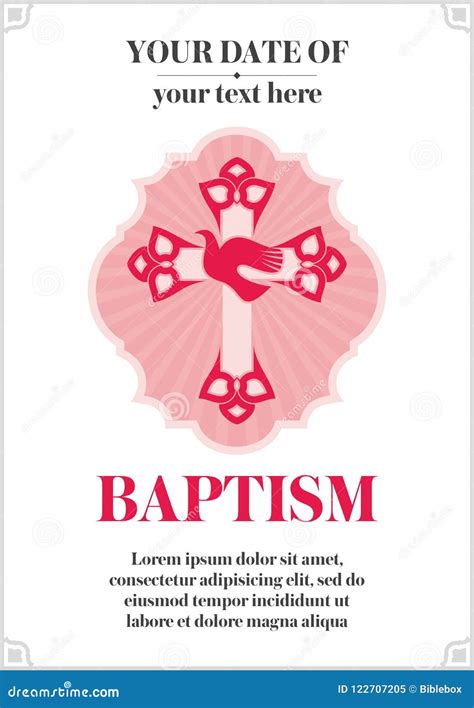 illustrazione del battesimo cristiano