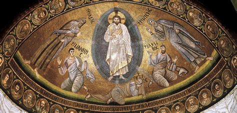 Mosaico della Trasfigurazione dal Monastero di Santa Caterina, Sinai.