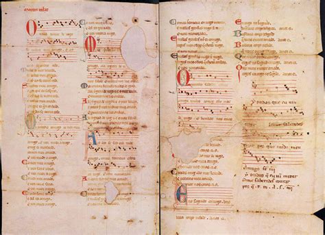 Pergamena Vindel, manoscritto delle cantigas de amigo di Martín Códax (XIII secolo)