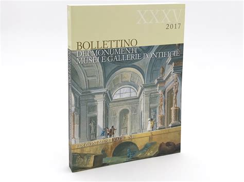 Copertina tipica del Bollettino dei Monumenti, Musei e Gallerie Pontificie