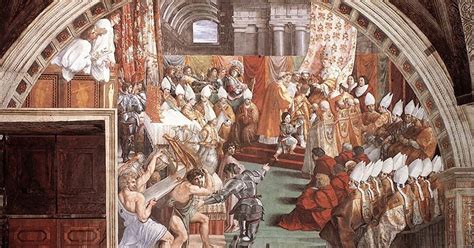 Illustrazione storica di Carlo Magno a Sant'Antimo