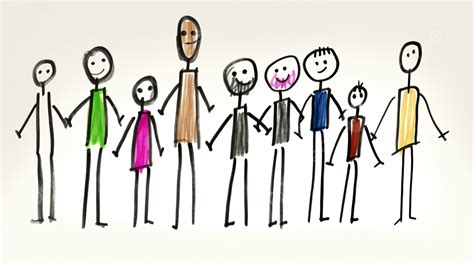 illustrazione di una famiglia che prega con figure stilizzate di adulti e bambini