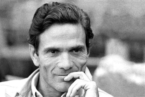 Ritratto di Pier Paolo Pasolini pensieroso