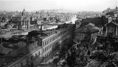 Pianta dell'Ospedale dei poveri pazzerelli in Via della Lungara