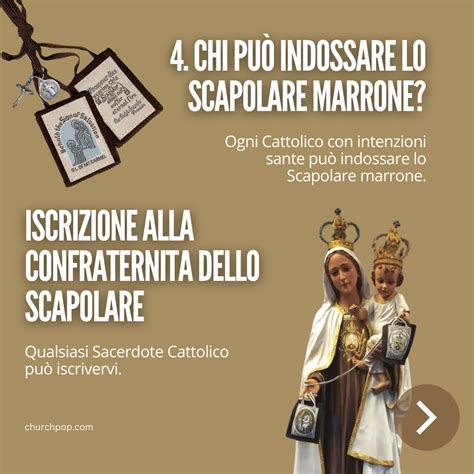 illustrazione della Vergine Maria con lo scapolare