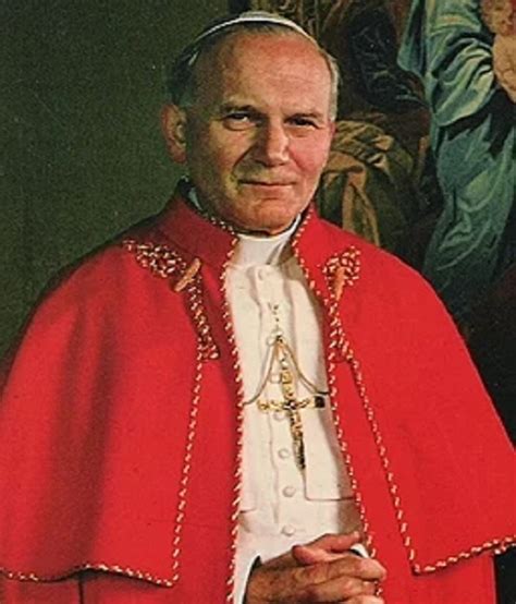 Papa Giovanni Paolo II in un momento di preghiera