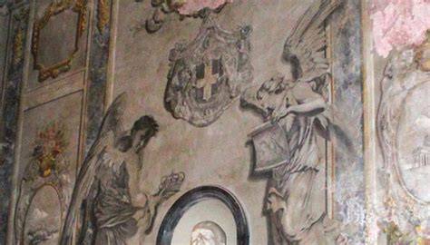 Affresco commemorativo del miracolo di Pio IX nella Basilica di Sant'Agnese