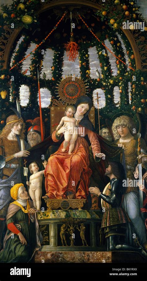 La Madonna della Vittoria di Andrea Mantegna, con i Gonzaga e i santi guerrieri