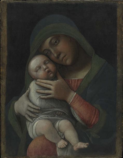 La Madonna con Bambino di Mantegna al Poldi Pezzoli, raffigurando l'intimità tra madre e figlio